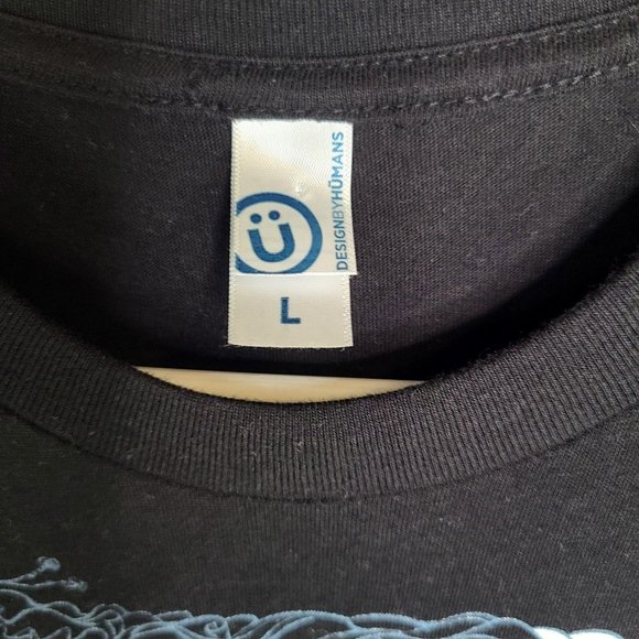 Design By Hümans DBH Red Riding Hood Big Bad Wolf Graphic Tee Shirt Sz LG - Picture 5 of 7